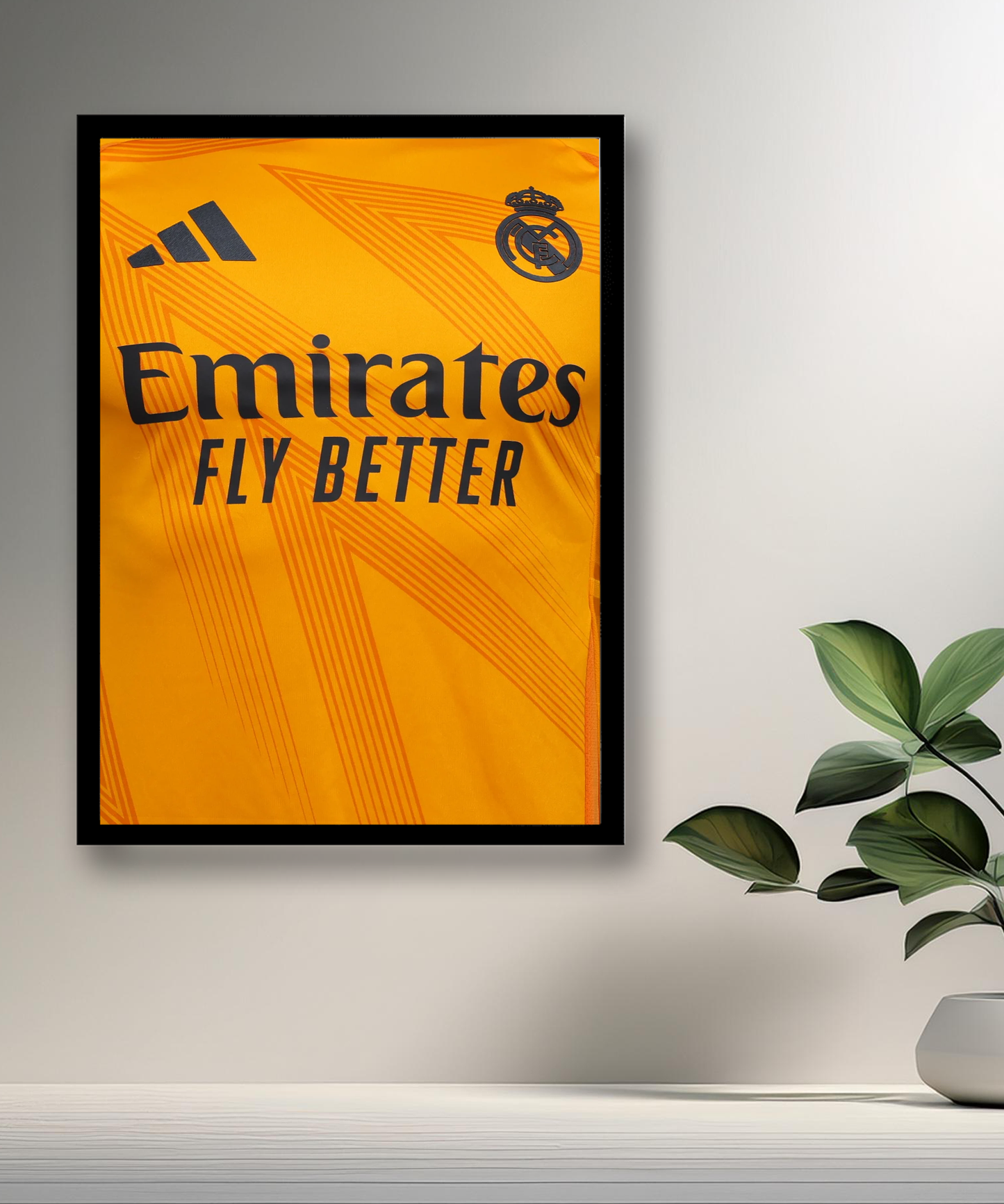 Cadre photo Maillot de Real Madrid extérieur