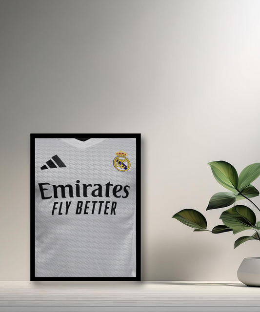 Cadre photo Maillot de Real Madrid domicile