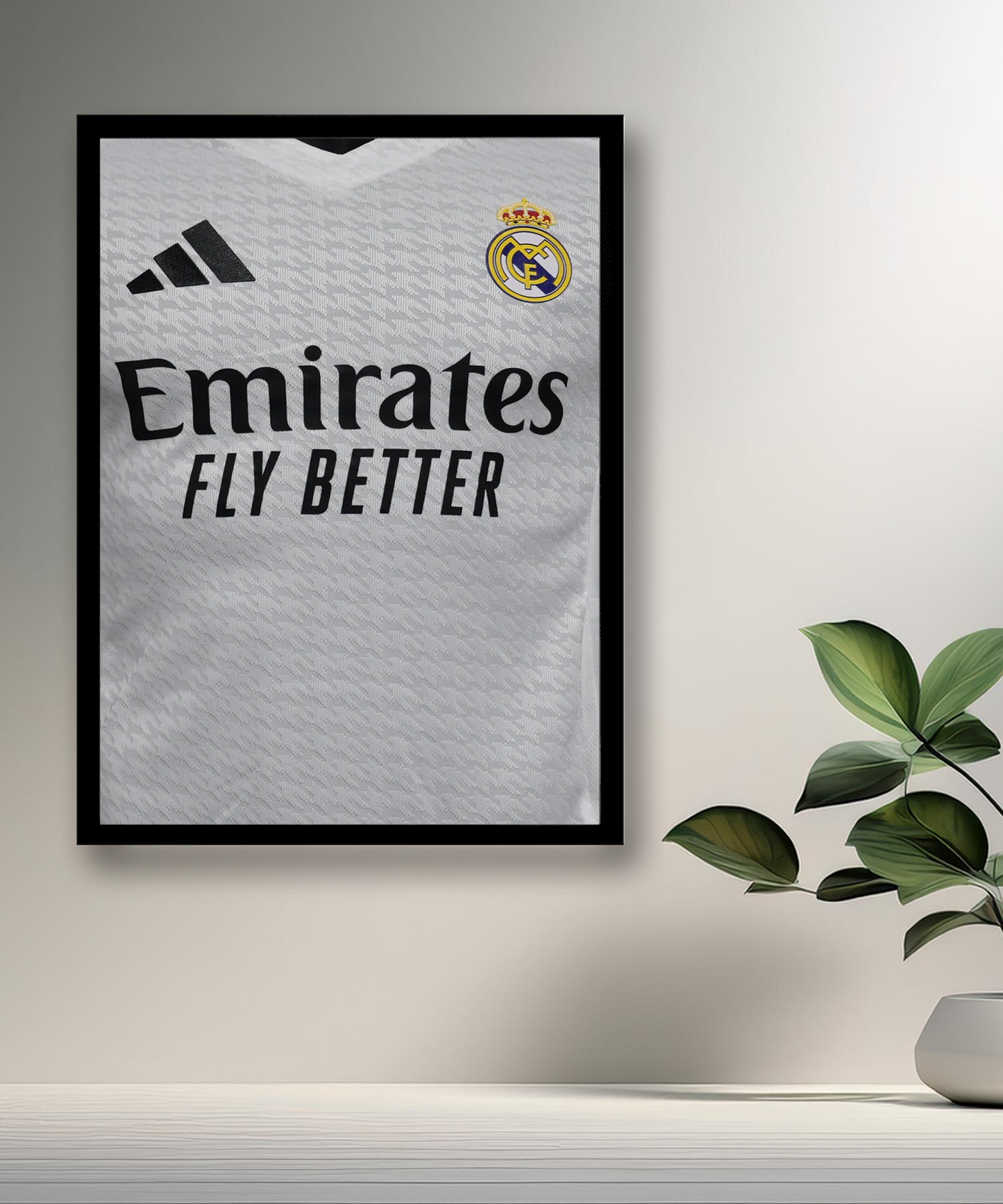 Cadre photo Maillot de Real Madrid domicile