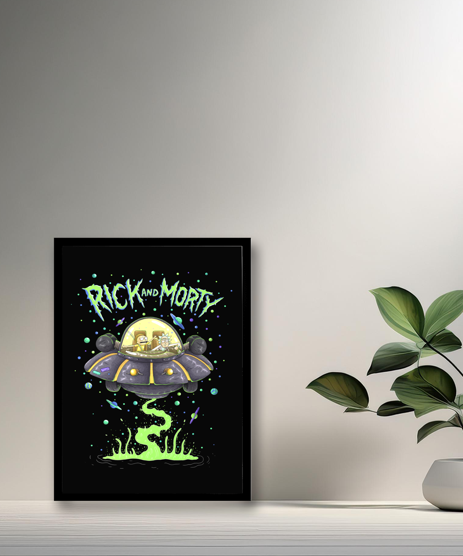 Rick und Morty-Fotorahmen 