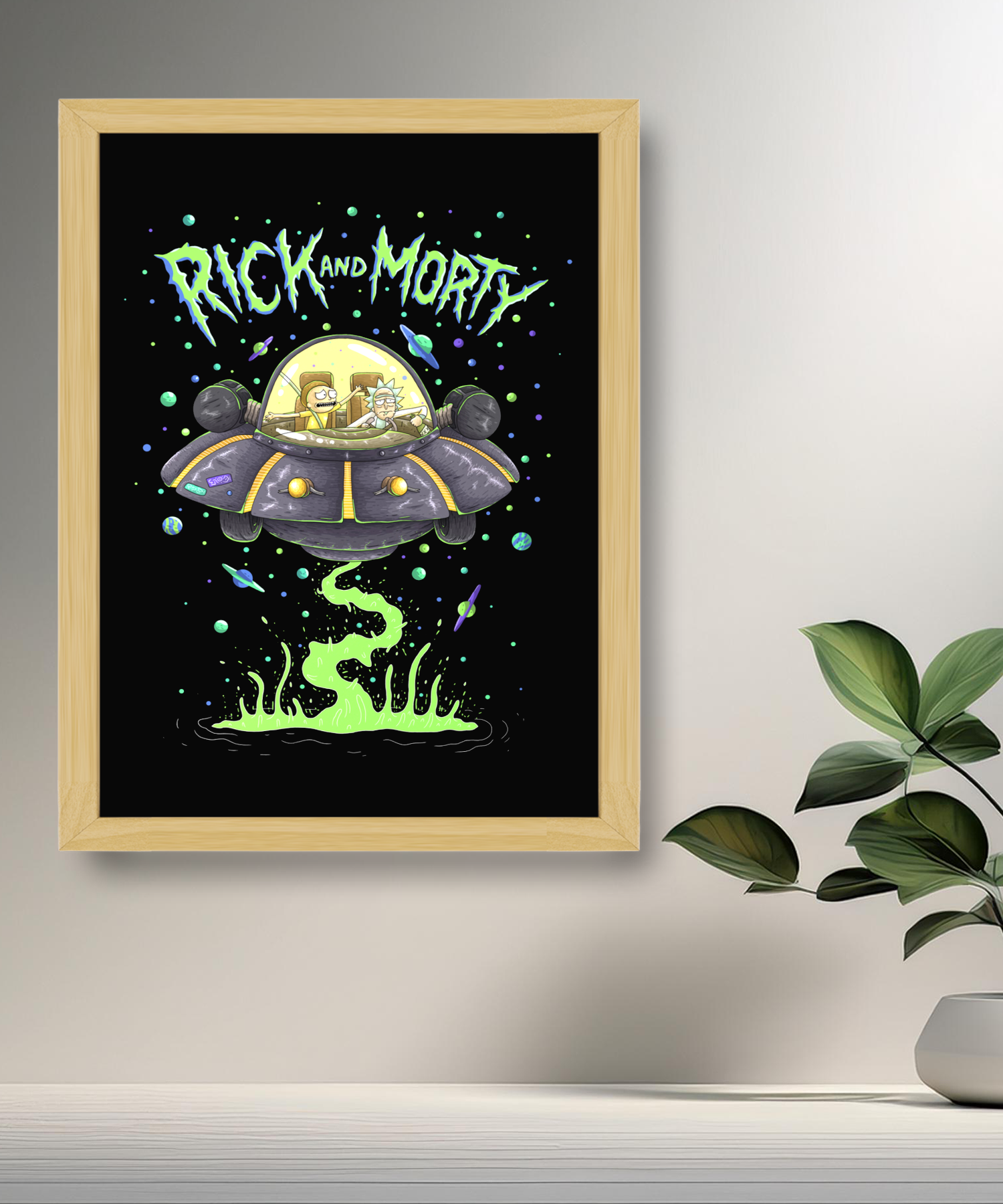 Rick und Morty-Fotorahmen 