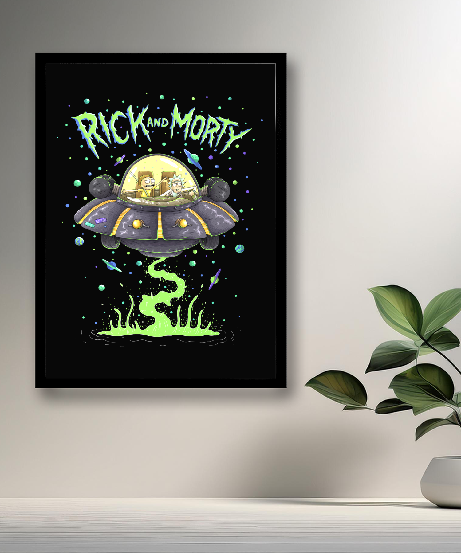 Rick und Morty-Fotorahmen 