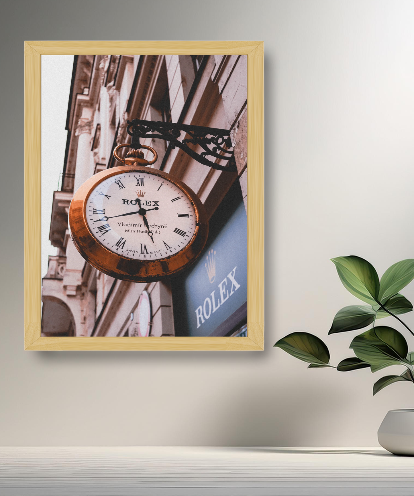 Cadre photo Rolex horloge