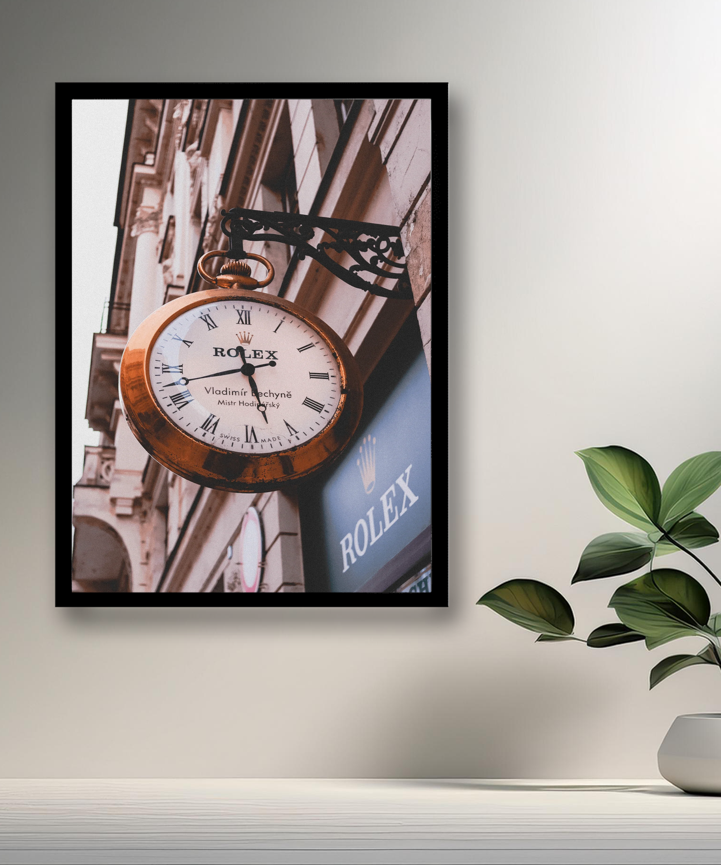 Cadre photo Rolex horloge