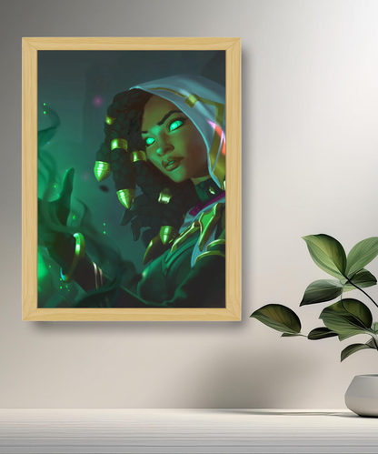 Senna League of Legends-Fotorahmen 