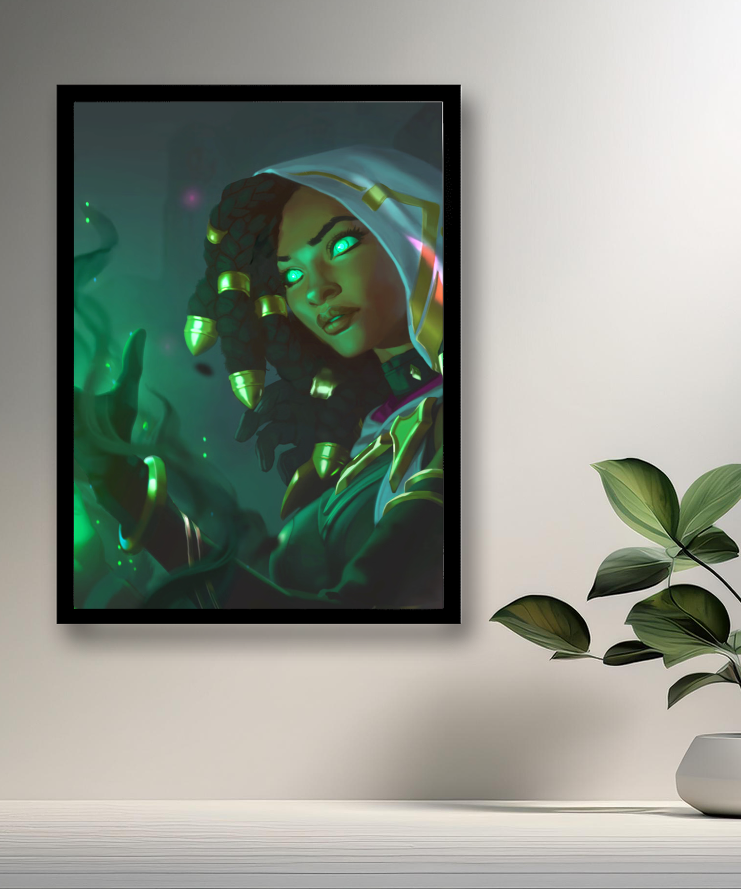 Senna League of Legends-Fotorahmen 
