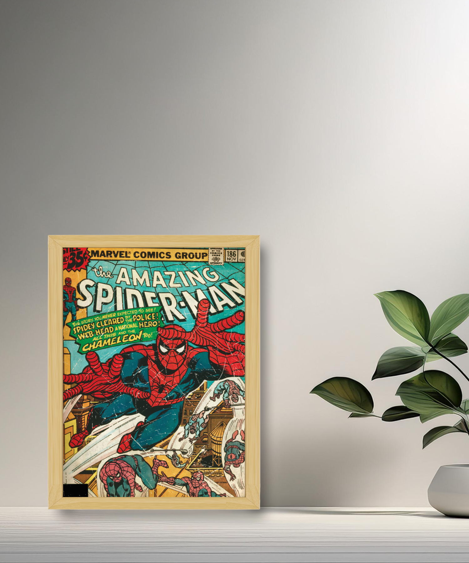 Cadre photo Spider-man magasine