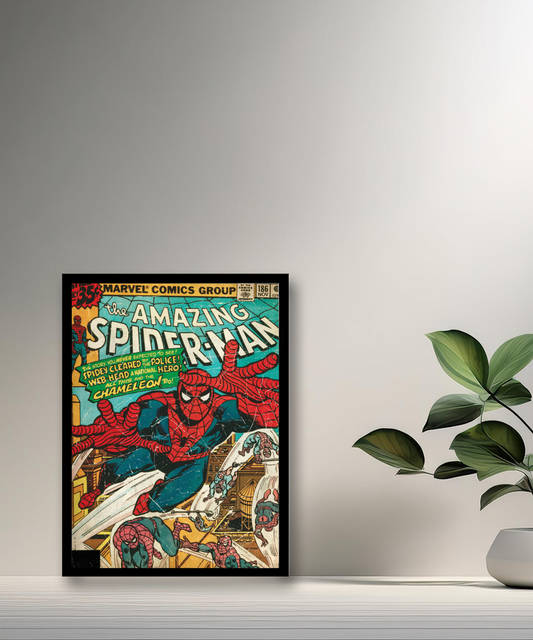 Bilderrahmen für das Spider-Man-Magazin 