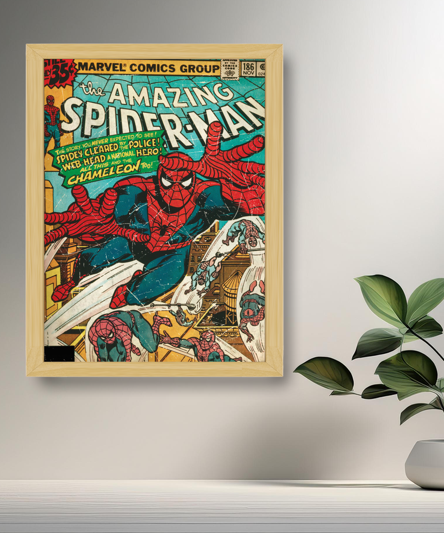 Cadre photo Spider-man magasine