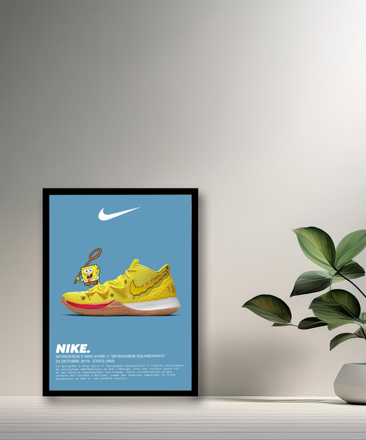 Spongebob x Nike Kyrie 5 Spongebob Bilderrahmen 