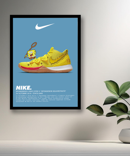 Spongebob x Nike Kyrie 5 Spongebob Bilderrahmen 