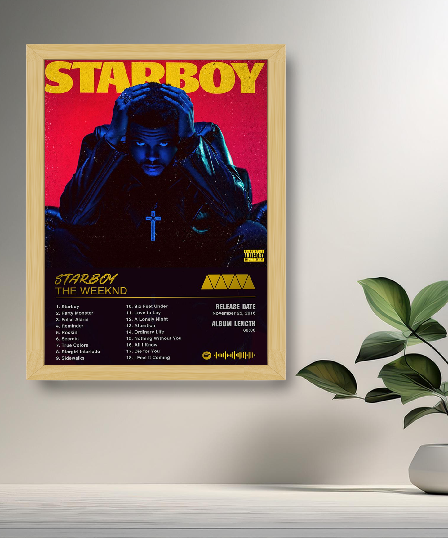Cadre photo Starboy The Weeknd