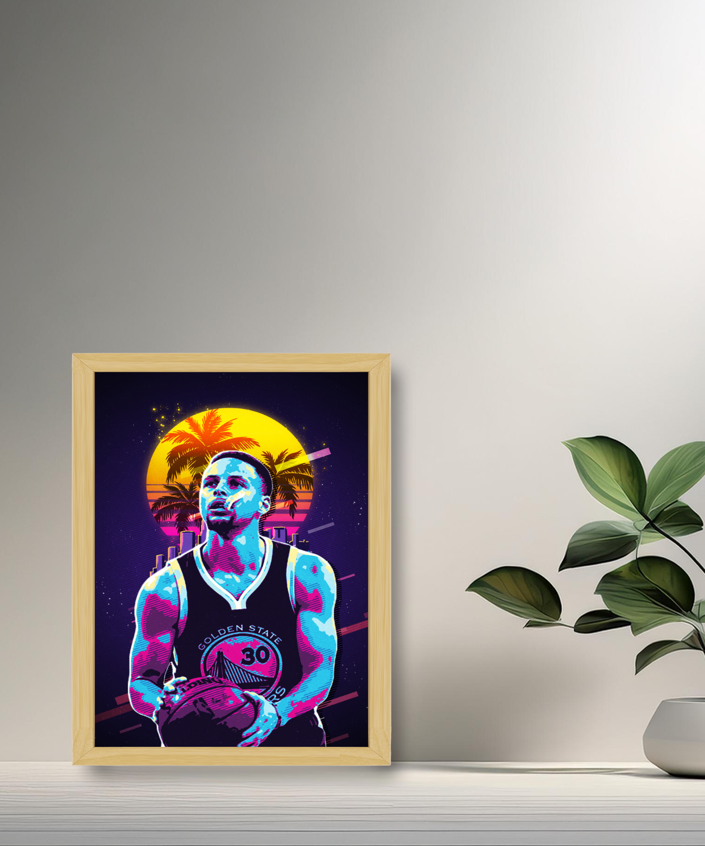 Cadre photo Stephen Curry NBA