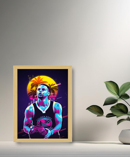 Cadre photo Stephen Curry NBA