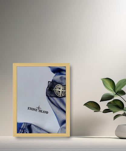 Cadre photo Stone Island bleu