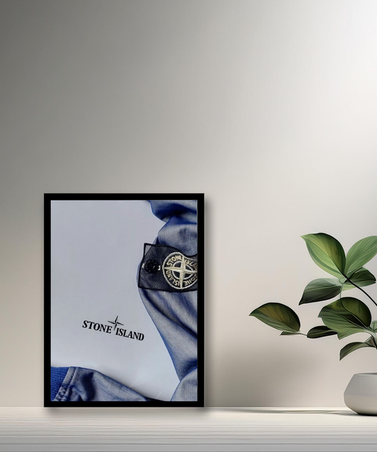 Cadre photo Stone Island bleu