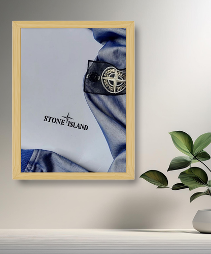 Cadre photo Stone Island bleu