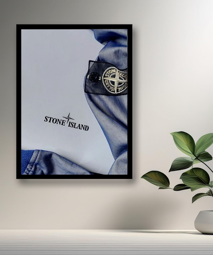 Cadre photo Stone Island bleu