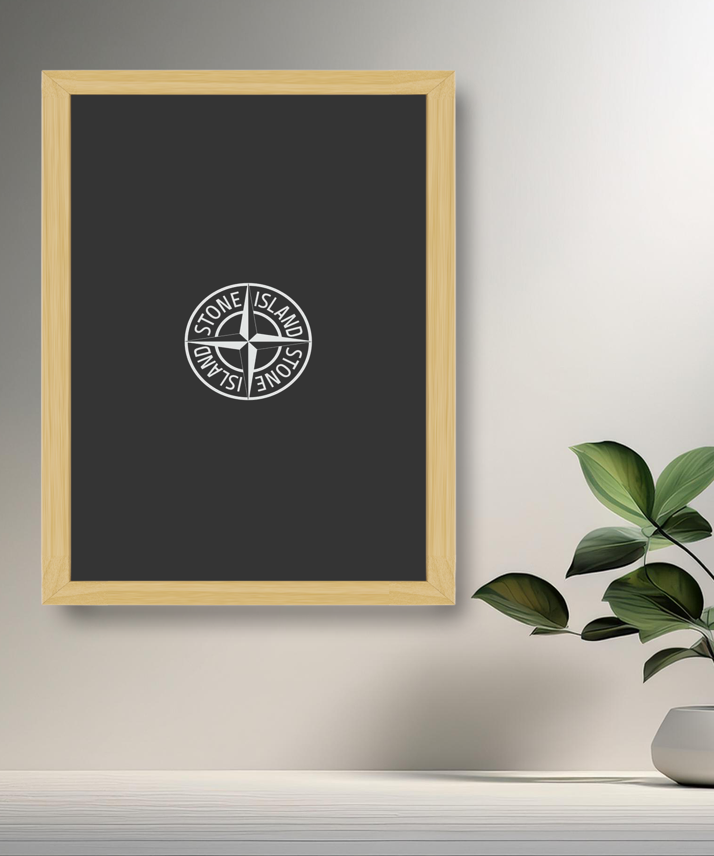 Cadre photo Stone Island badge