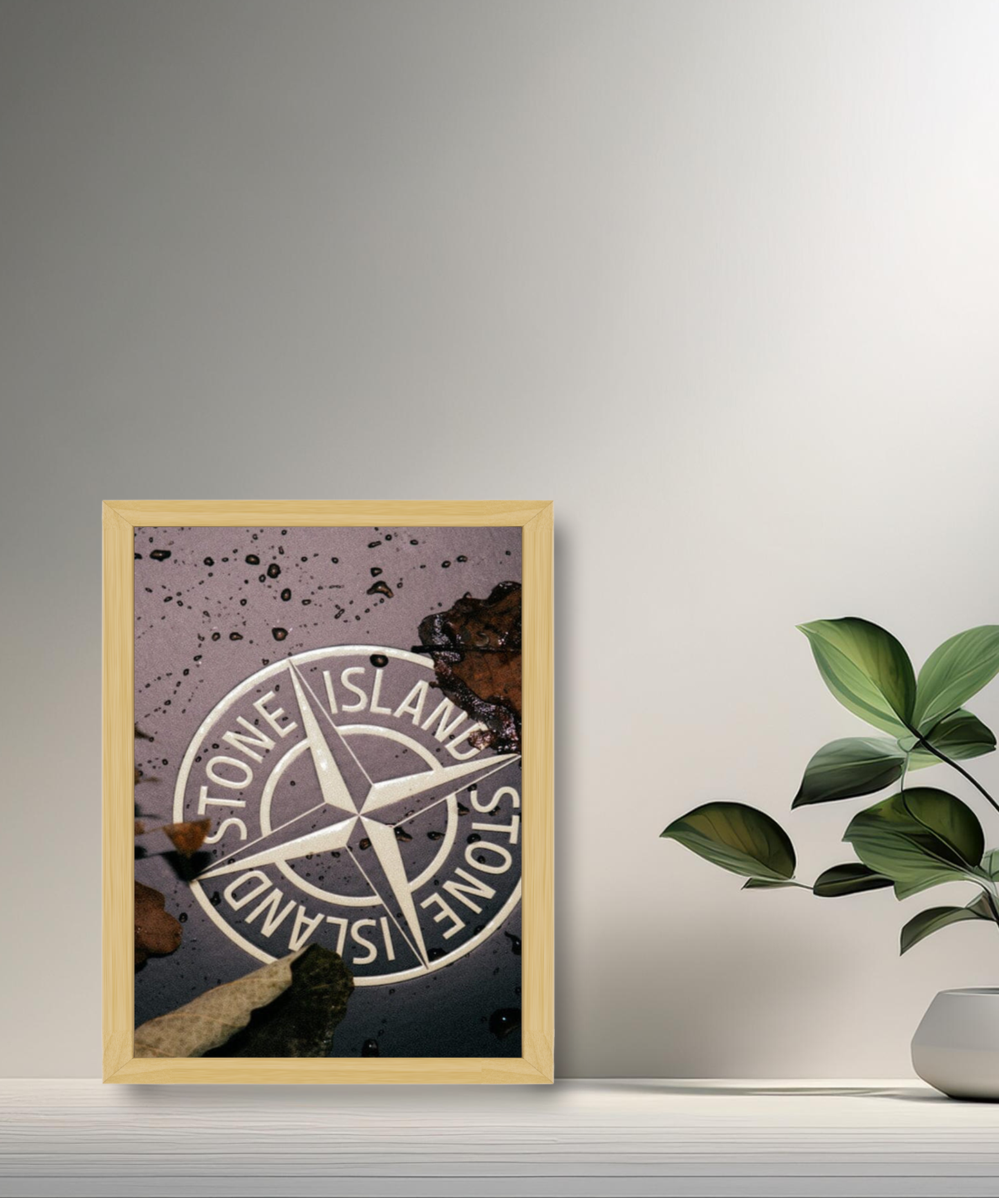 Cadre photo Stone Island tâches