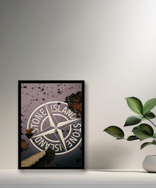 Cadre photo Stone Island tâches