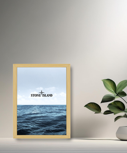 Cadre photo Stone Island vagues