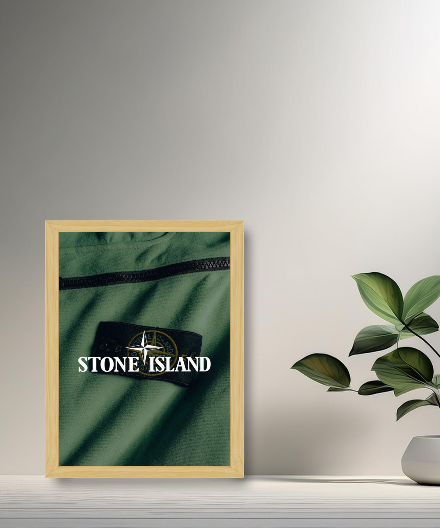 Cadre photo Stone Island vert