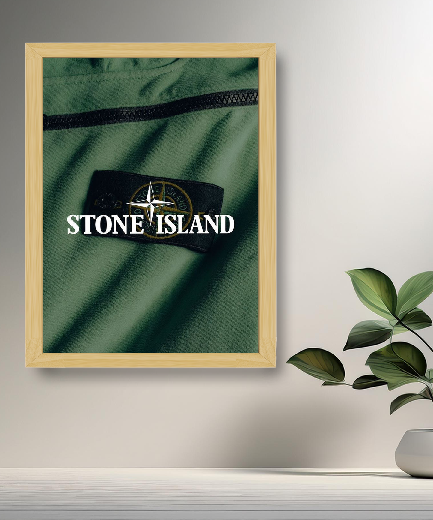 Cadre photo Stone Island vert