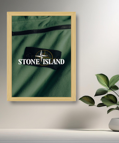 Cadre photo Stone Island vert