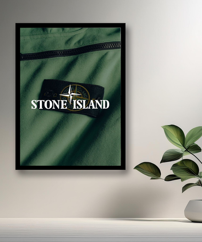 Cadre photo Stone Island vert