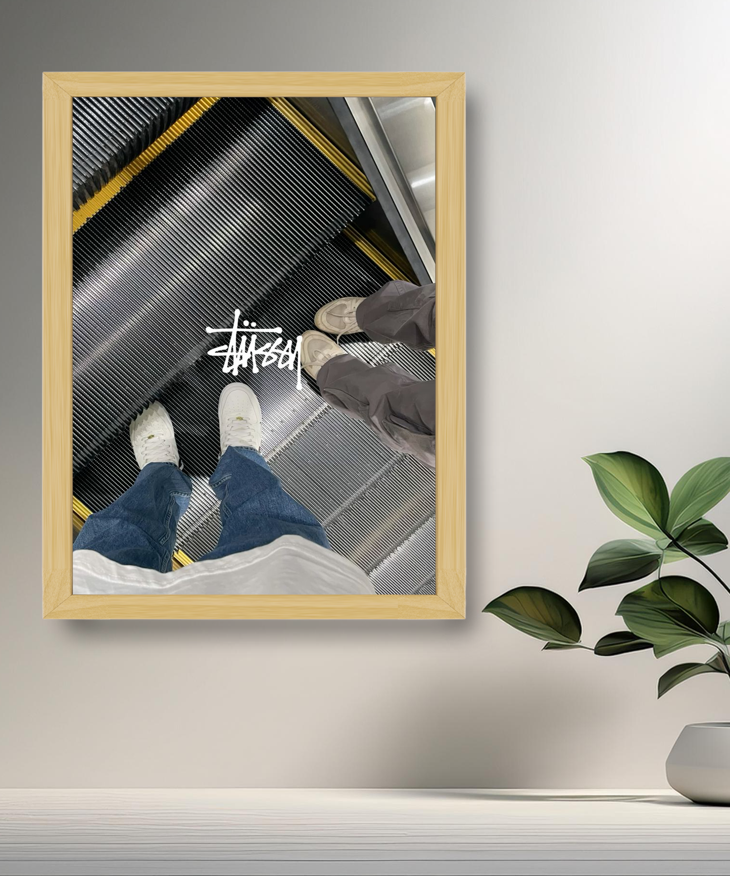 Cadre photo Stüssy escalier