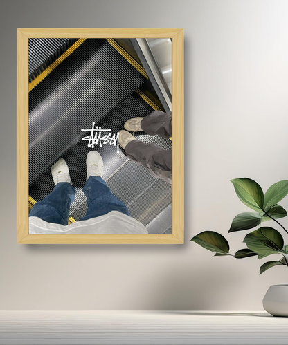 Cadre photo Stüssy escalier
