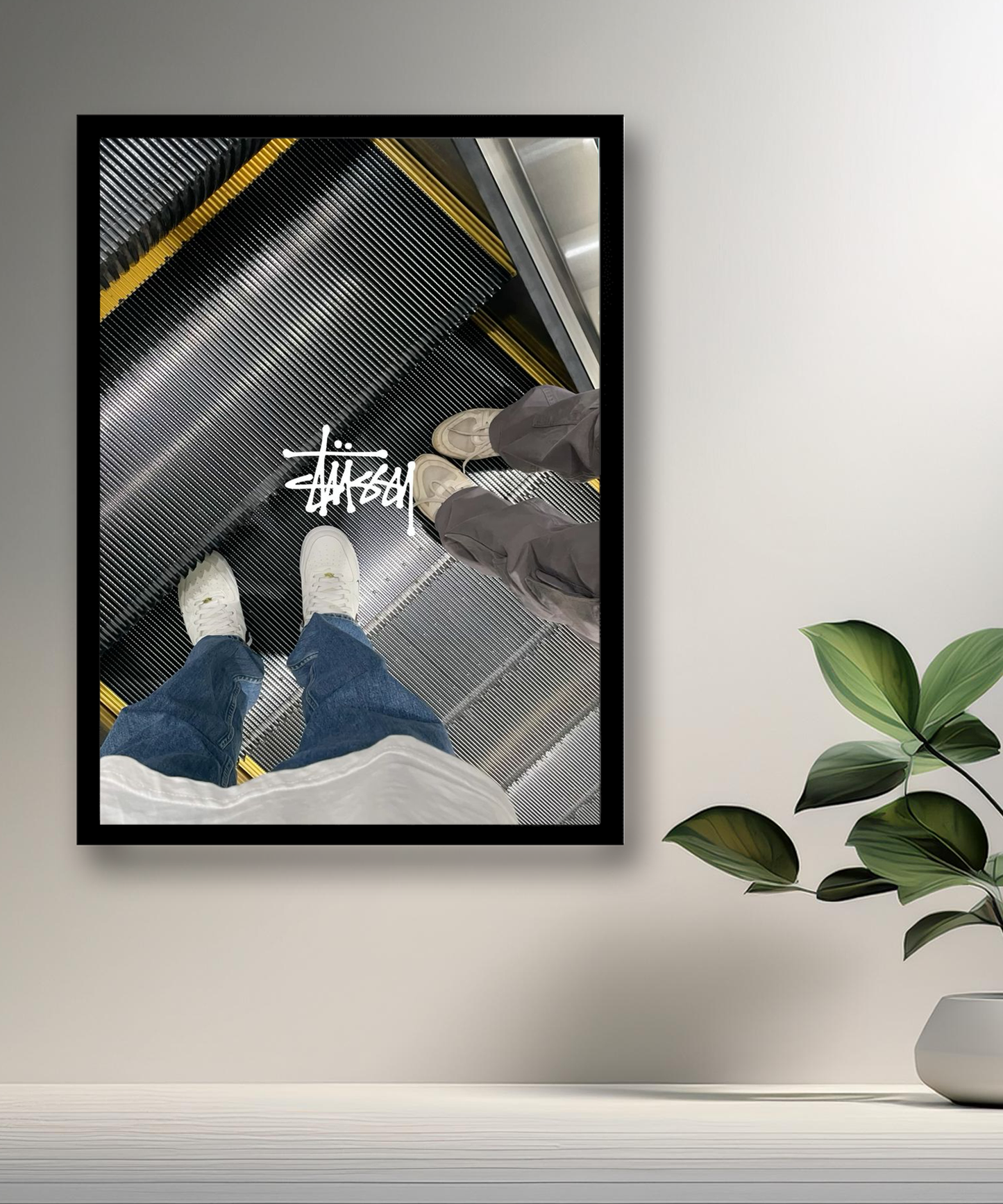 Cadre photo Stüssy escalier