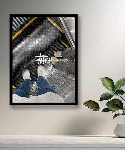 Cadre photo Stüssy escalier