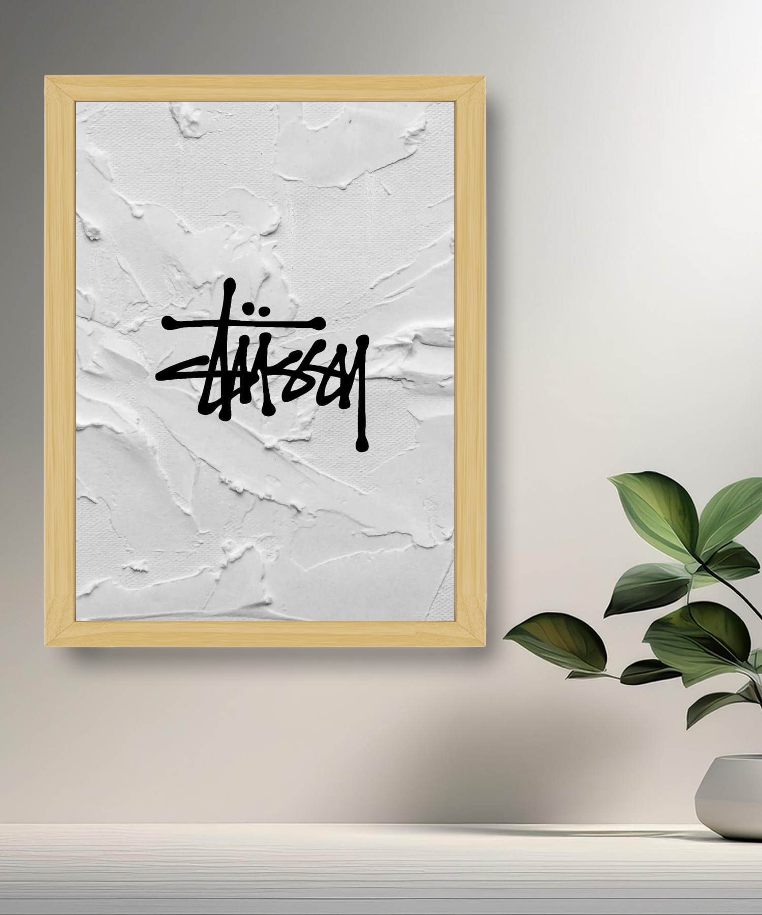 Cadre photo Stüssy peinture