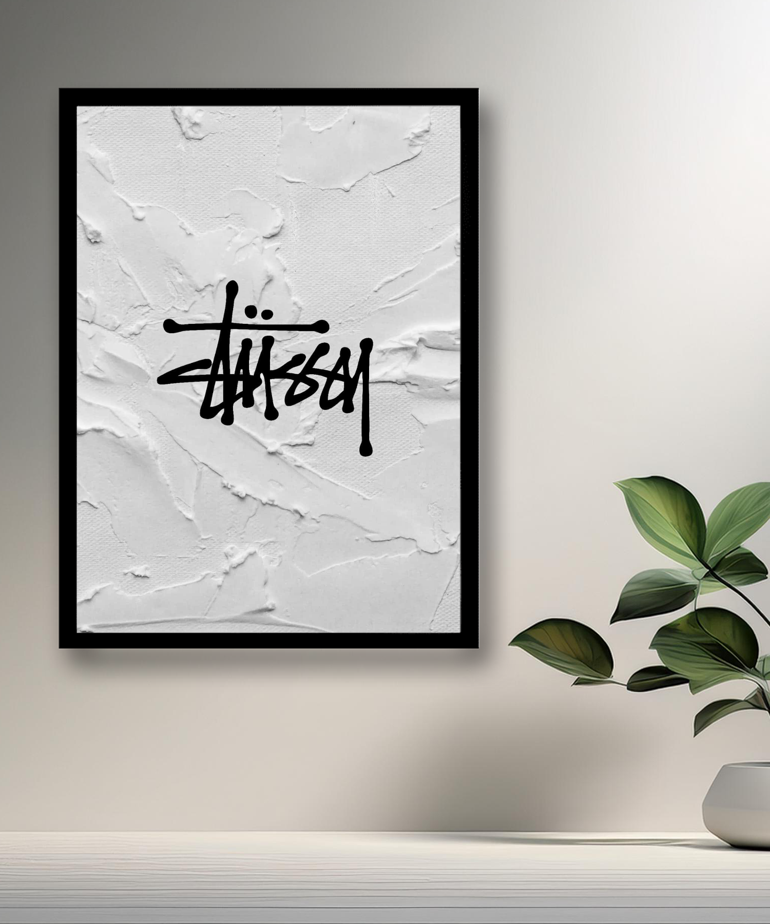Cadre photo Stüssy peinture