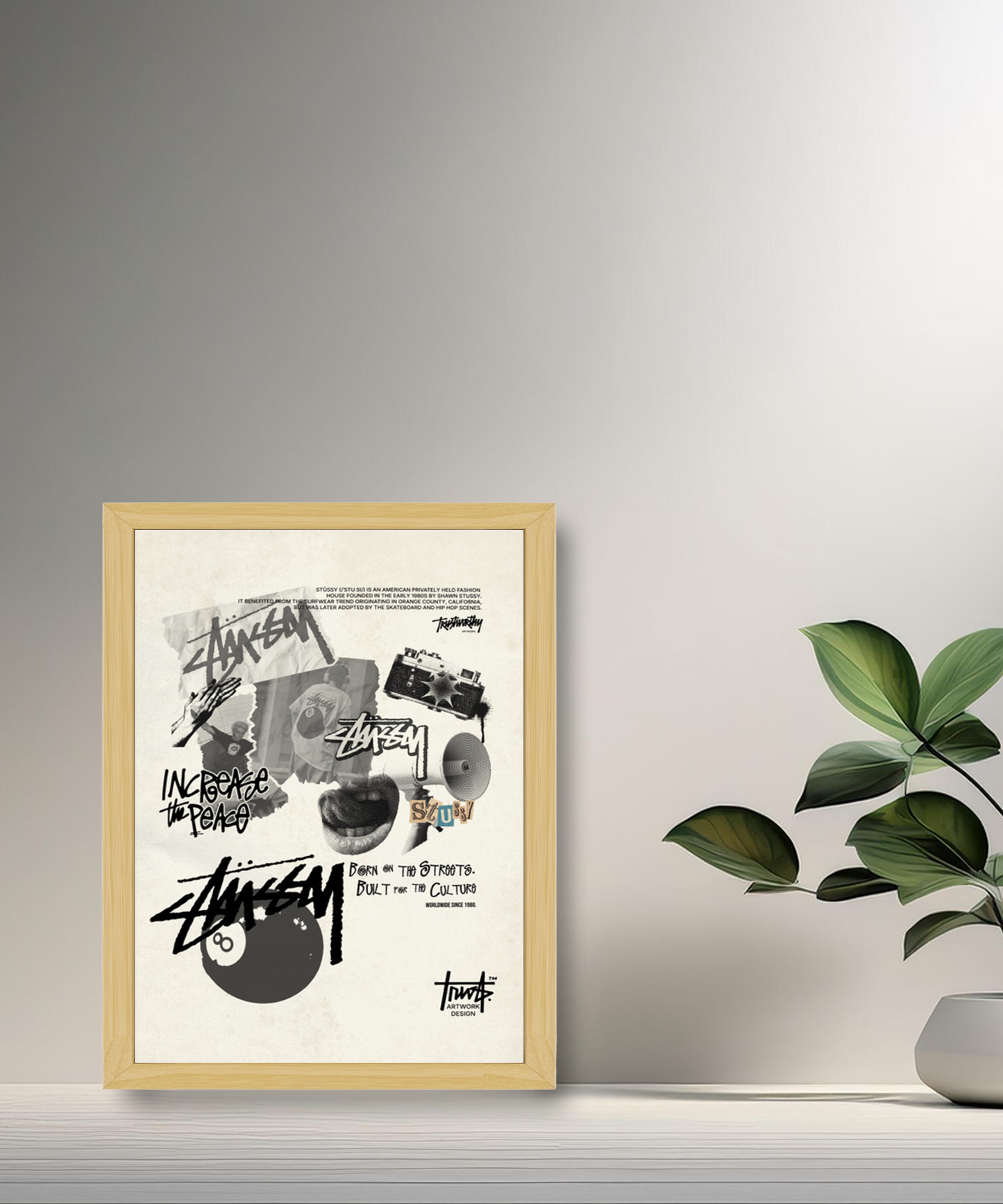 Cadre photo Stüssy poster