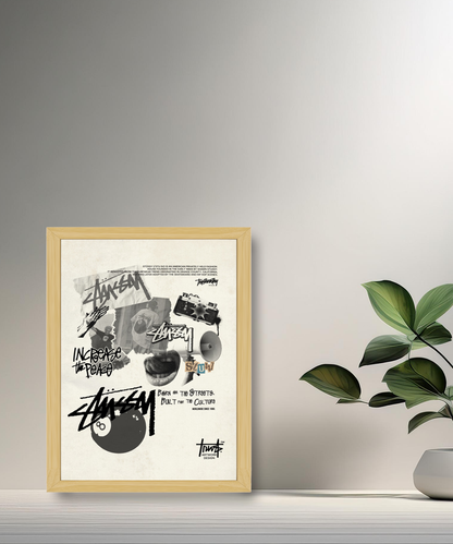 Cadre photo Stüssy poster