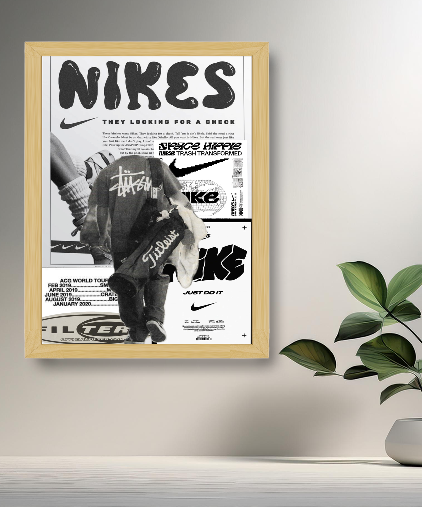 Cadre photo Stüssy x Nike
