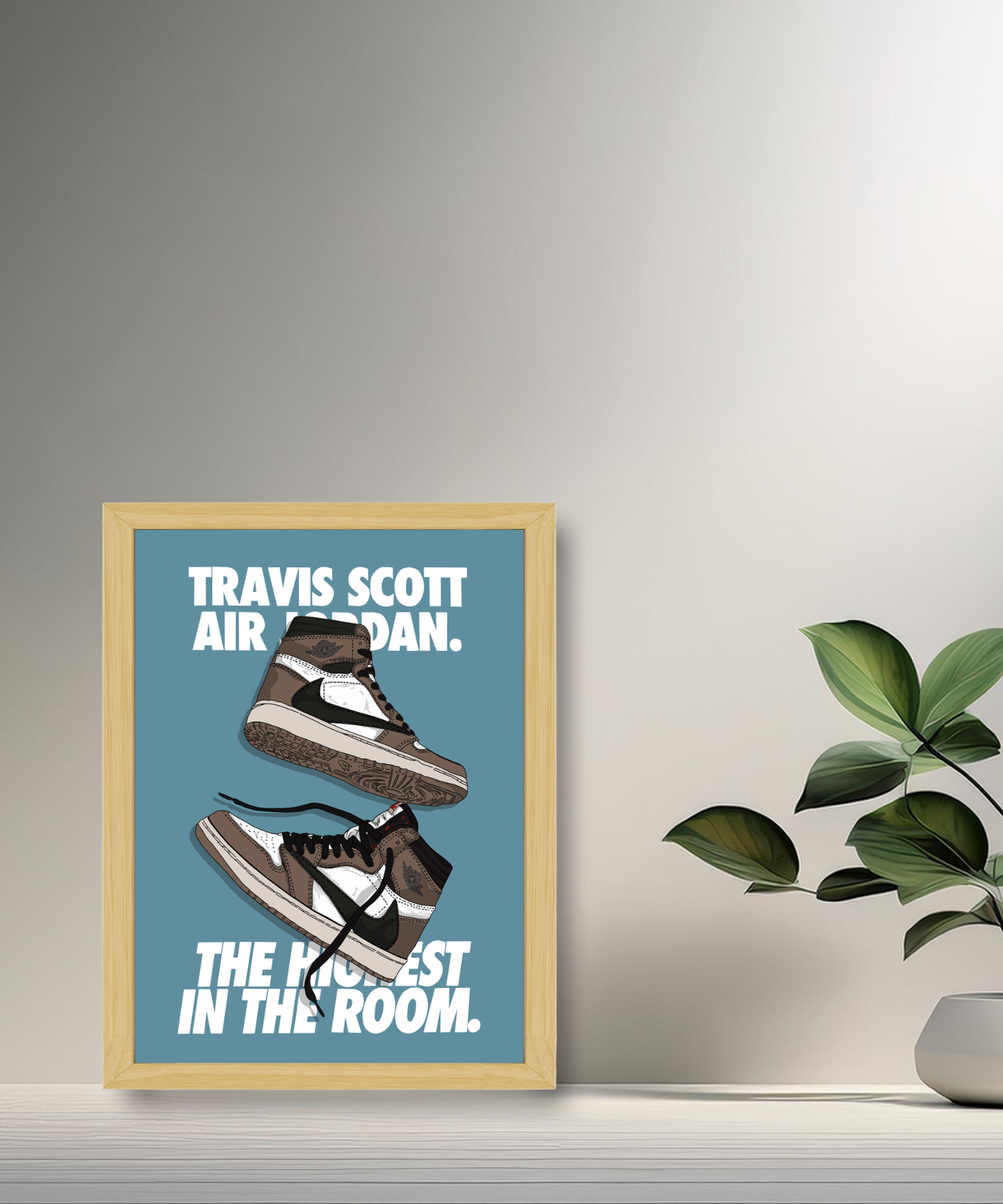 Cadre photo Air Jordan Travis Scott The Highest in the room