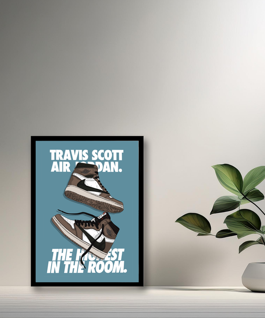 Cadre photo Air Jordan Travis Scott The Highest in the room
