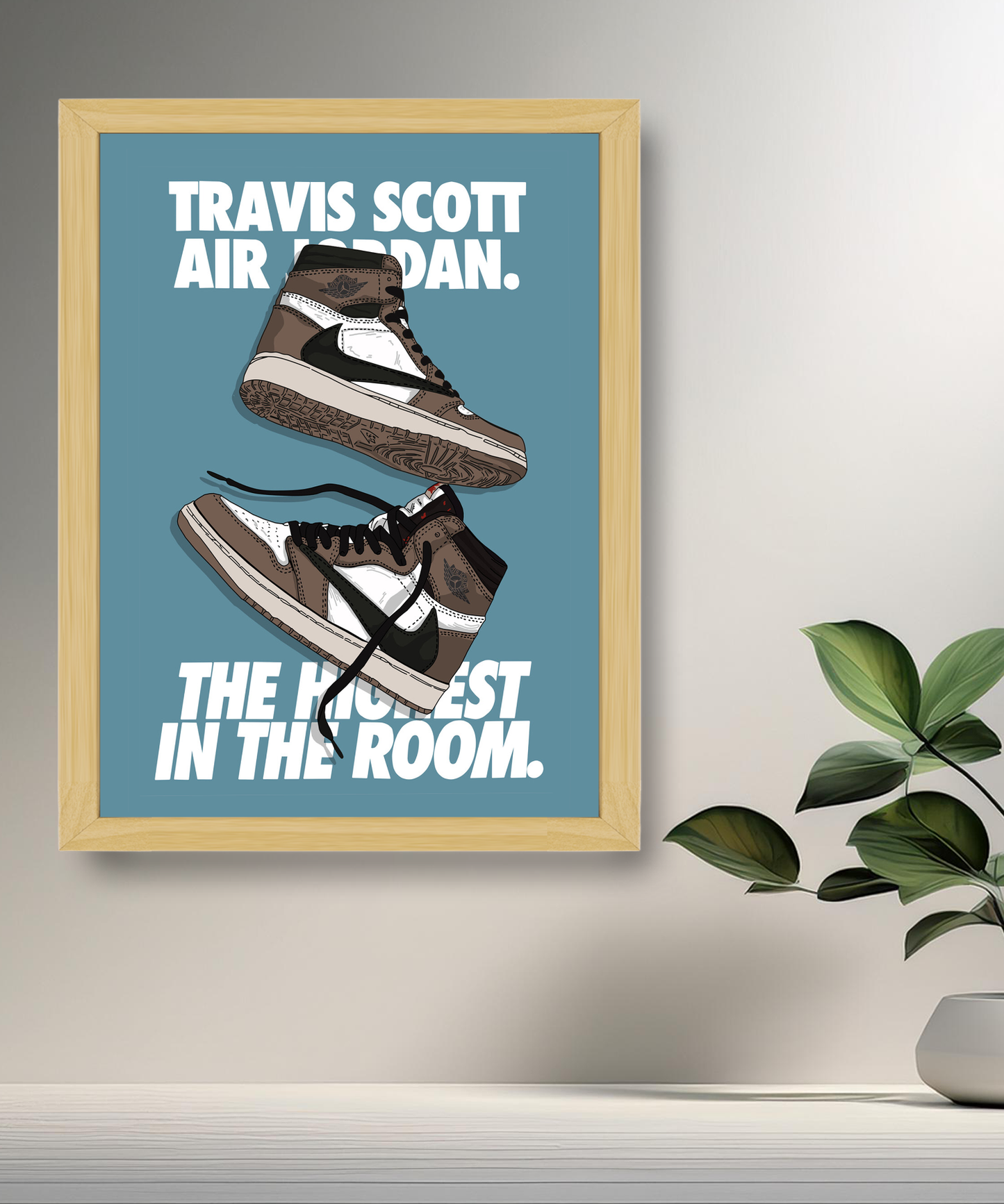 Cadre photo Air Jordan Travis Scott The Highest in the room