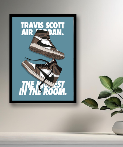 Cadre photo Air Jordan Travis Scott The Highest in the room