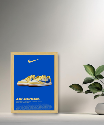 Travis Scott x Air Jordan 1 Low OG Elkins Fotorahmen 