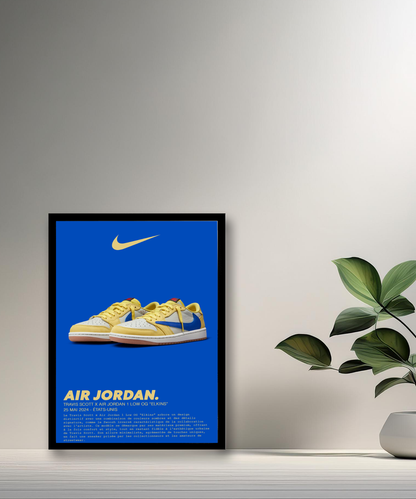 Travis Scott x Air Jordan 1 Low OG Elkins Fotorahmen 