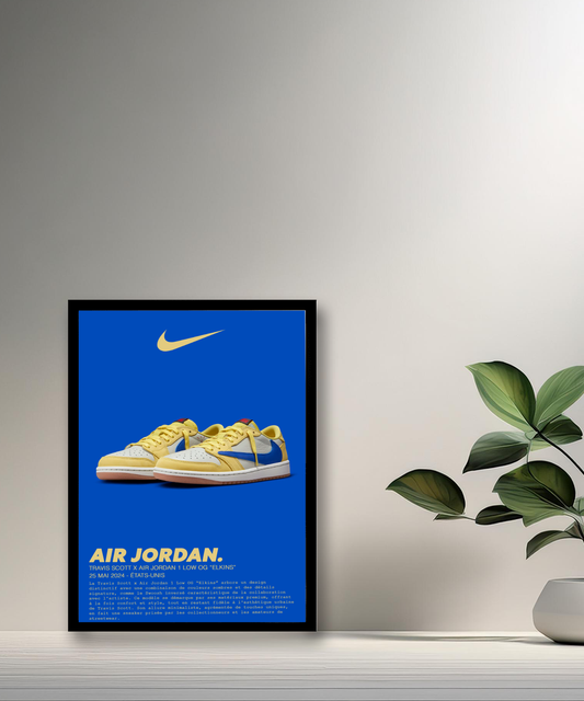 Travis Scott x Air Jordan 1 Low OG Elkins Fotorahmen 