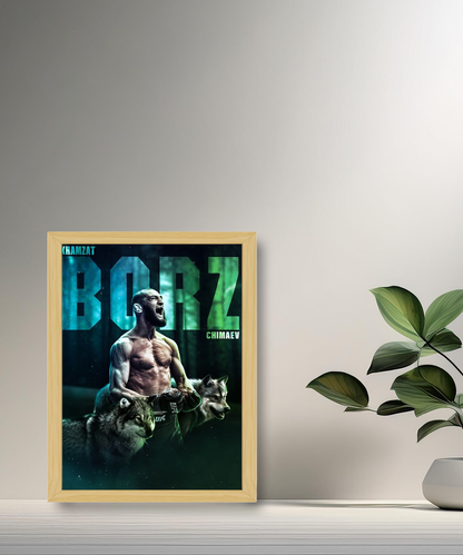Khamzat Chimaev Borz UFC-Fotorahmen 