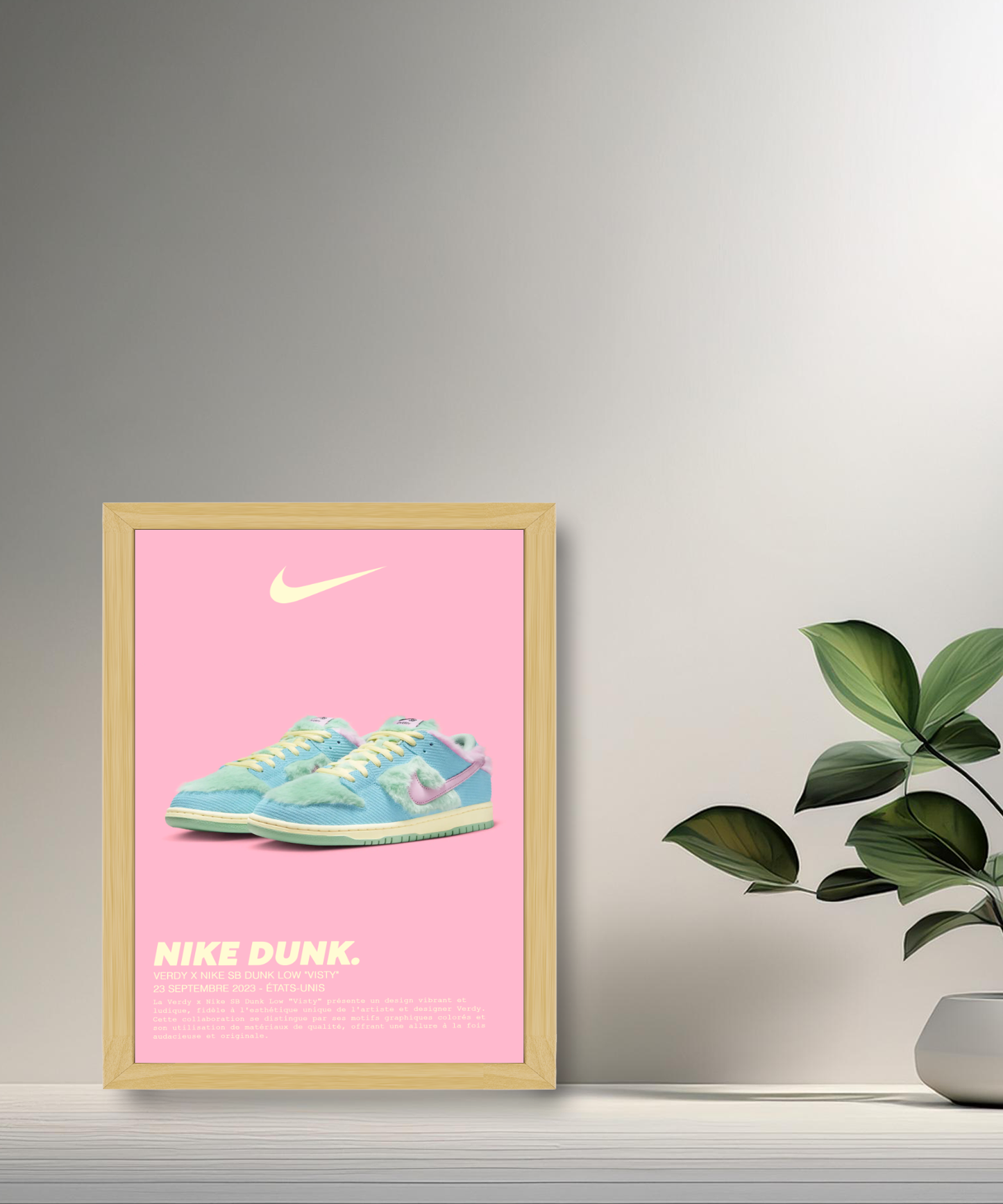 Cadre photo Verdy x Nike SB Dunk Low Visity