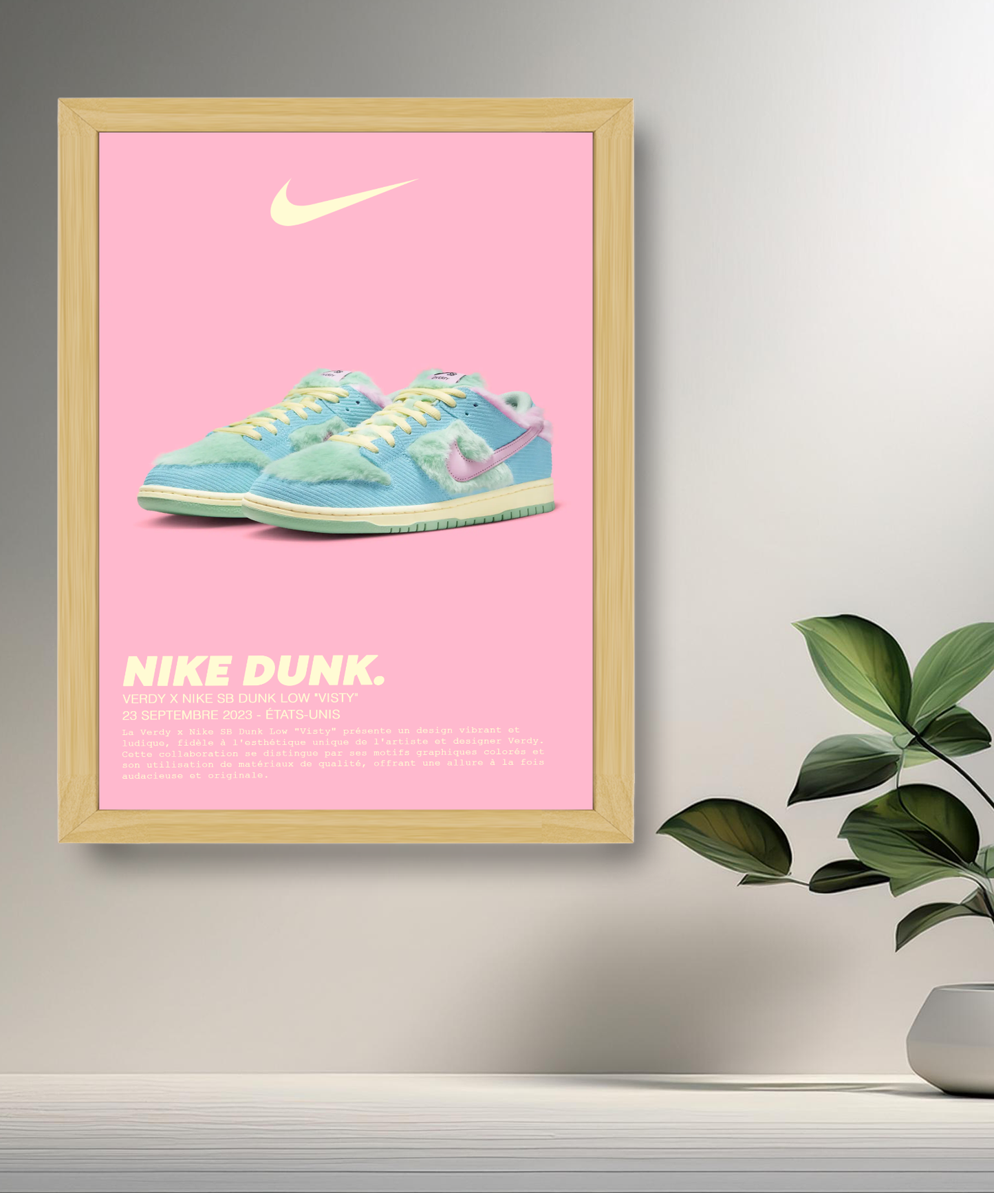 Cadre photo Verdy x Nike SB Dunk Low Visity