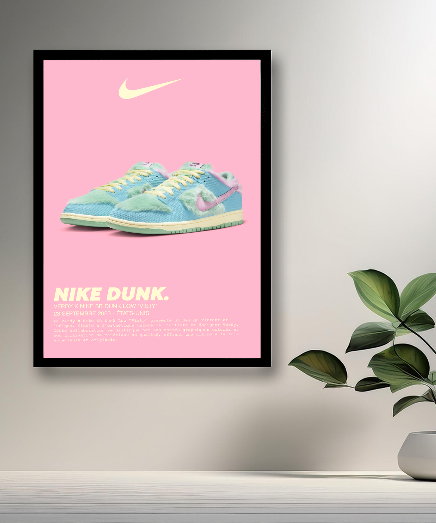 Cadre photo Verdy x Nike SB Dunk Low Visity